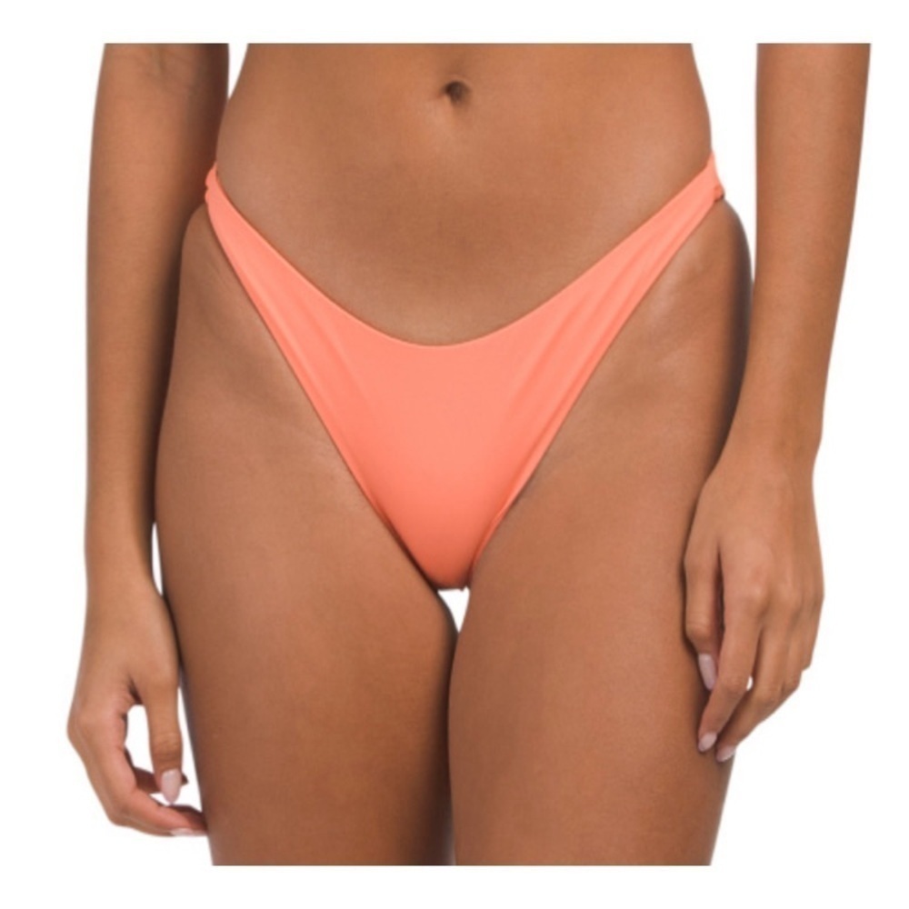 NEW L*SPACE Camacho Bikini Bottoms in Coral